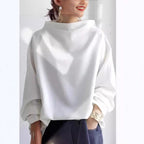 Joan | Draped High-Neck Top