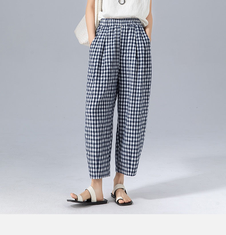 Auralis | Gingham Trousers