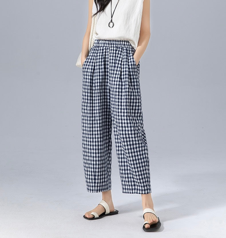 Auralis | Gingham Trousers