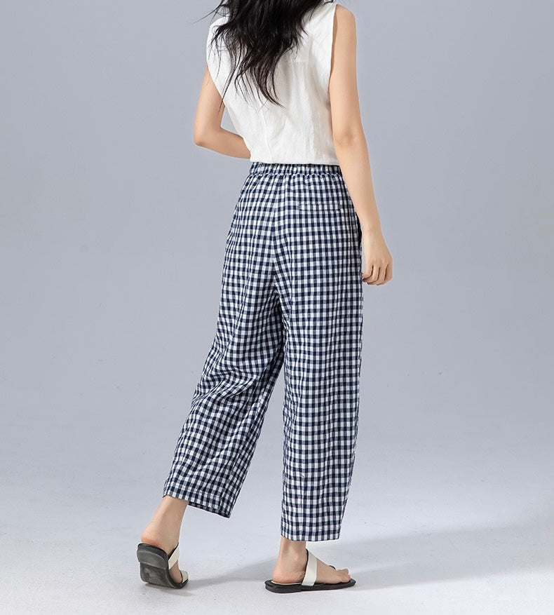 Auralis | Gingham Trousers