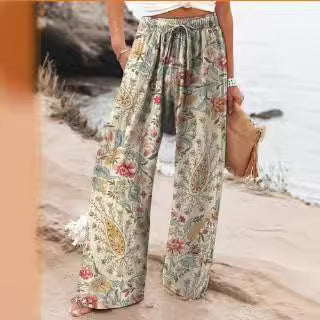 Maite | Pantalon à imprimé floral