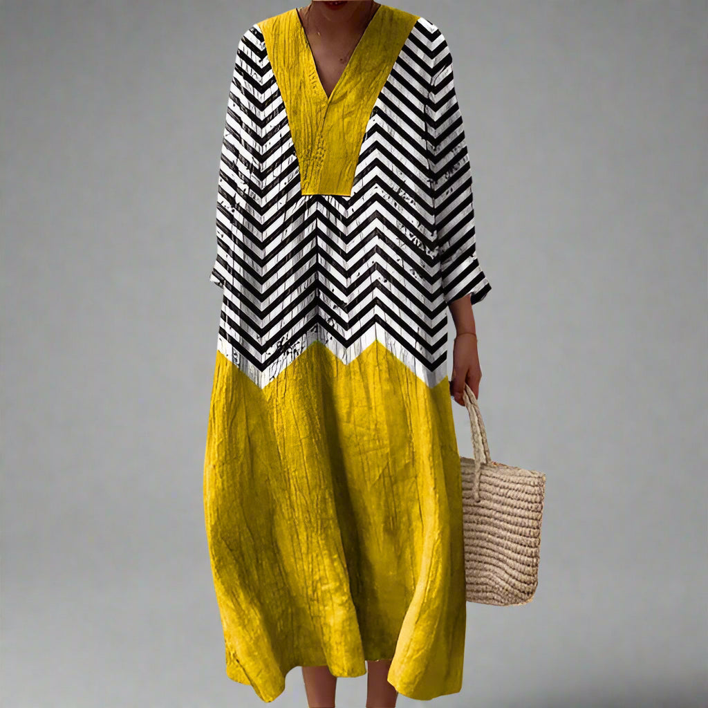 Marlee | Robe géométrique élégante