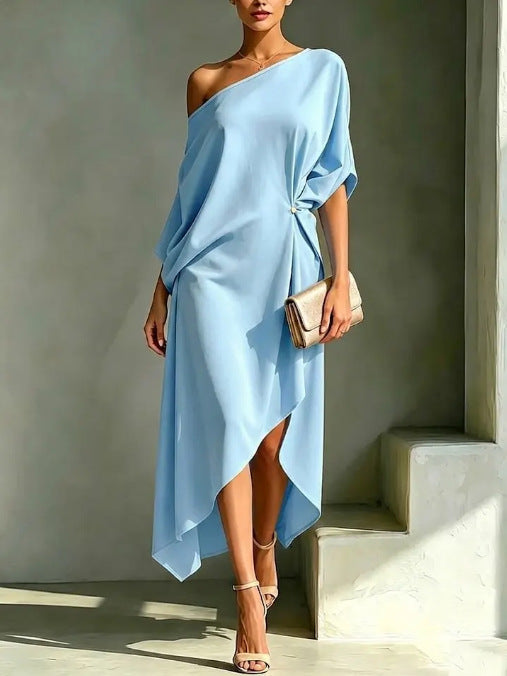 Camilana | Robe élégante asymétrique