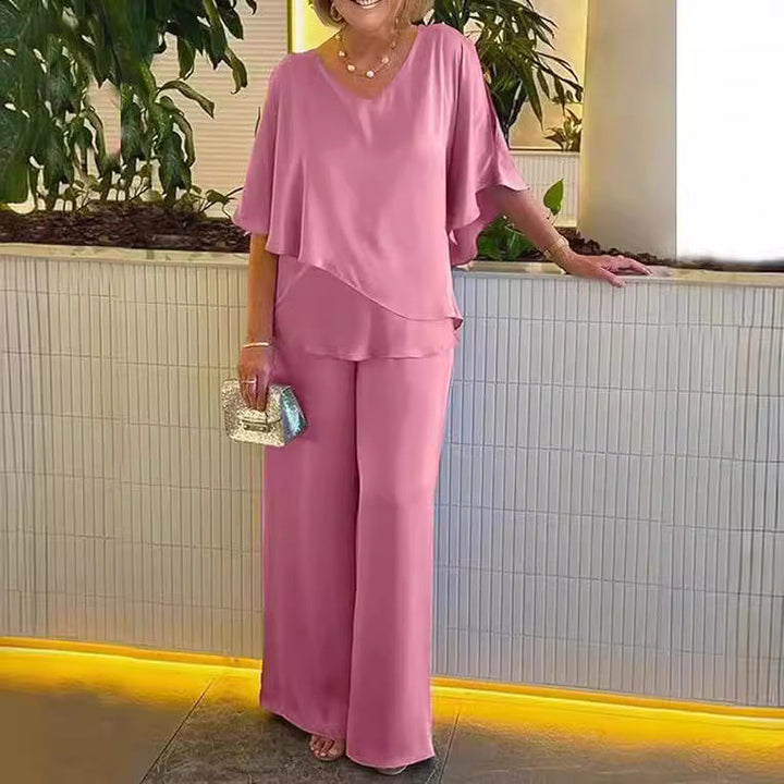 Martha | Ensemble deux pièces pantalon large