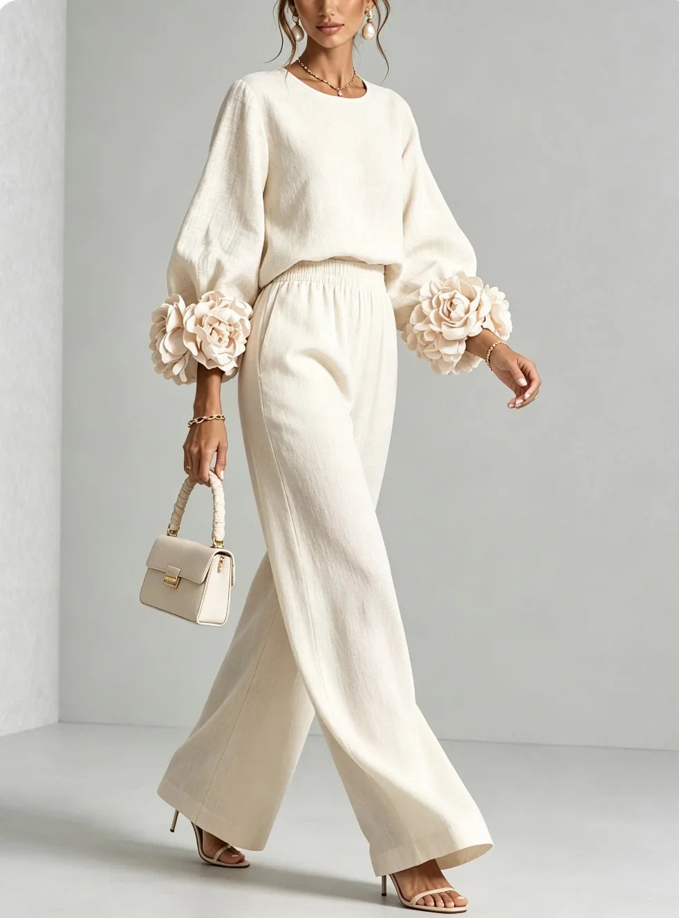 Savannah | Floral Cuff Two-Piece Set