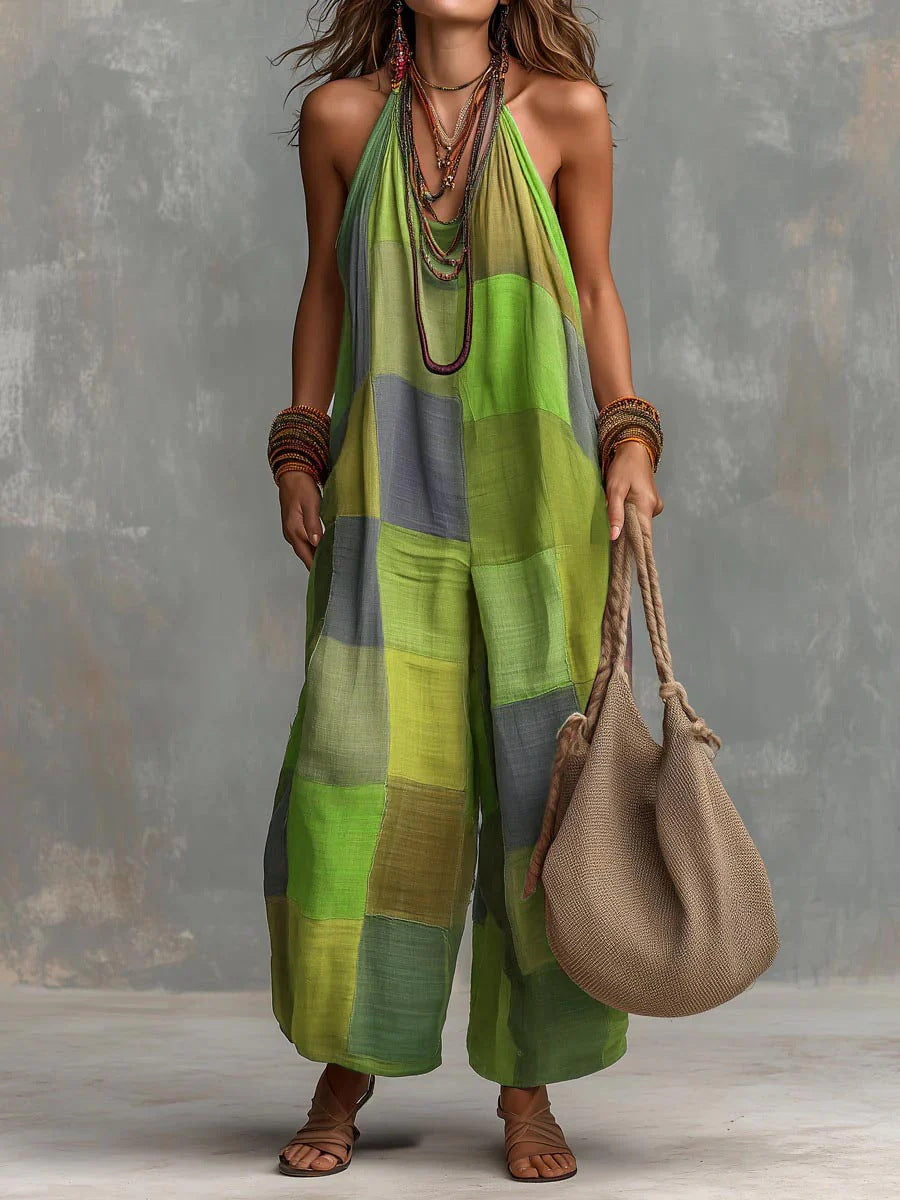 Orlera | Bohemian Patchwork Jumpsuit