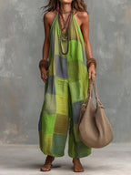Orlera | Bohemian Patchwork Jumpsuit