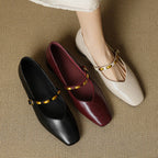Zyra | Genuine Leather Flats