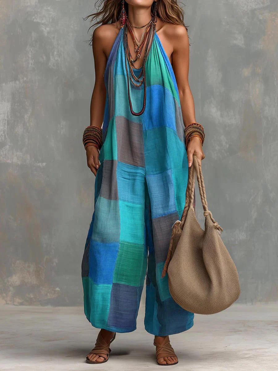 Orlera | Bohemian Patchwork Jumpsuit