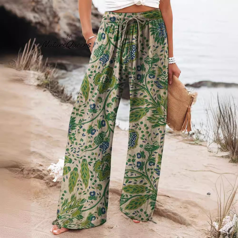 Maite | Pantalon à imprimé floral