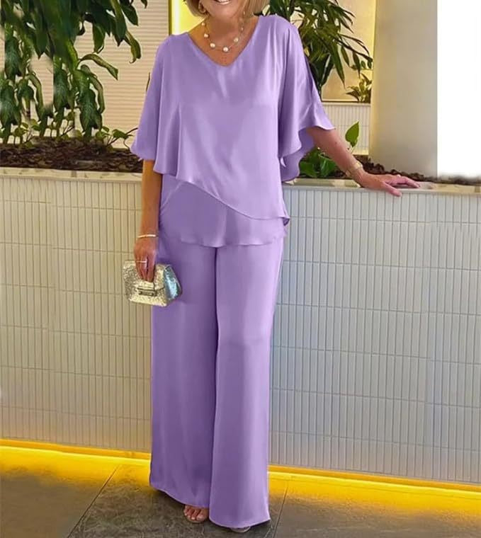 Martha | Ensemble deux pièces pantalon large