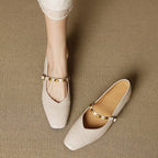 Zyra | Genuine Leather Flats