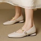 Zyra | Genuine Leather Flats