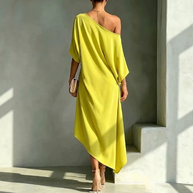 Camilana | Robe élégante asymétrique
