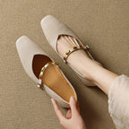 Zyra | Genuine Leather Flats