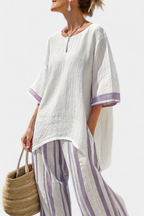 Allegra | Comfortable Striped Set