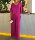 Martha | Two-Piece Wide-Leg Pant Set
