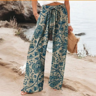 Maite | Pantalon à imprimé floral