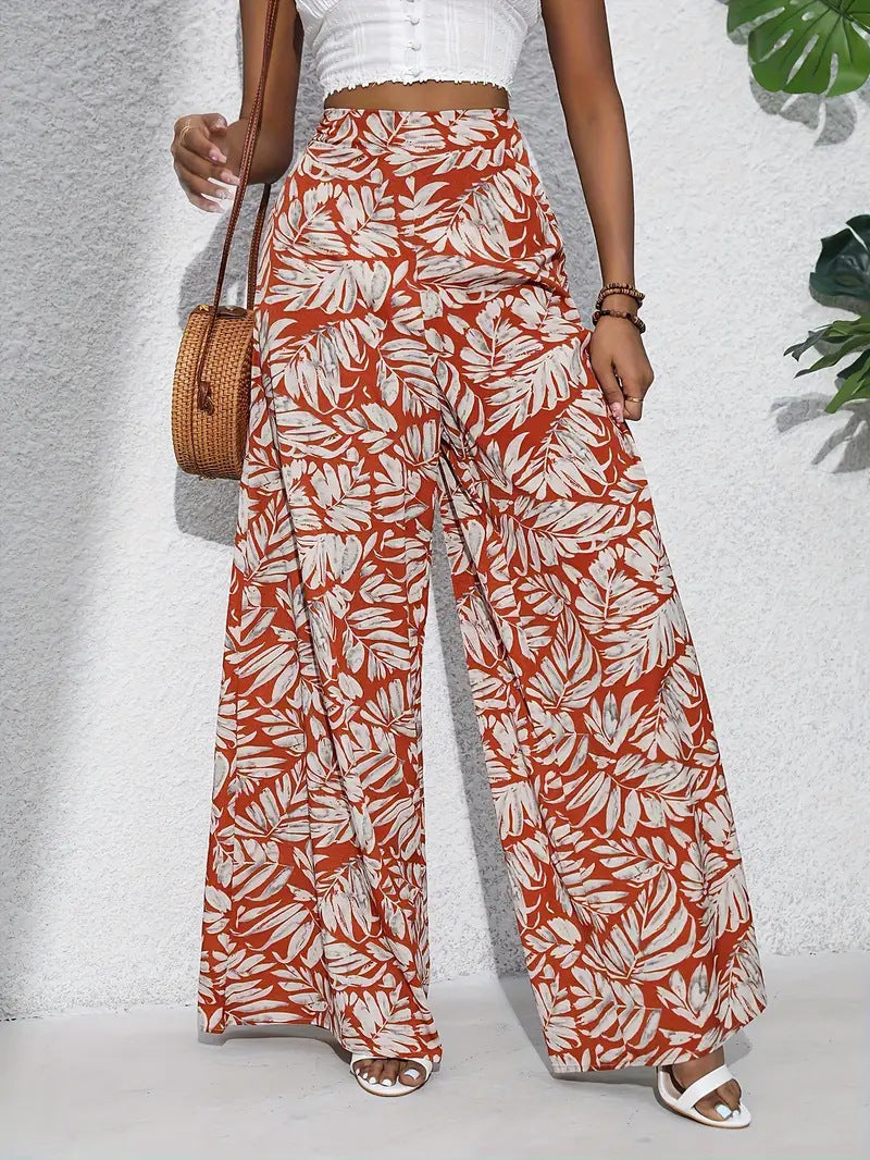 Ivette | Pantalon à imprimé floral