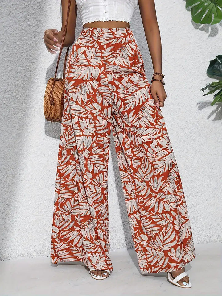 Ivette | Pantalon à imprimé floral