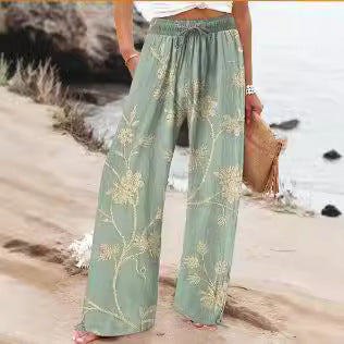 Maite | Pantalon à imprimé floral