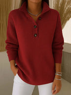 Florence | V-Neck Polo Sweater