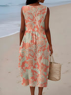 Beth | Robe Midi Fleurie