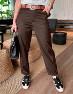 Silvana - Striped Tailored Trousers