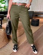 Silvana - Striped Tailored Trousers