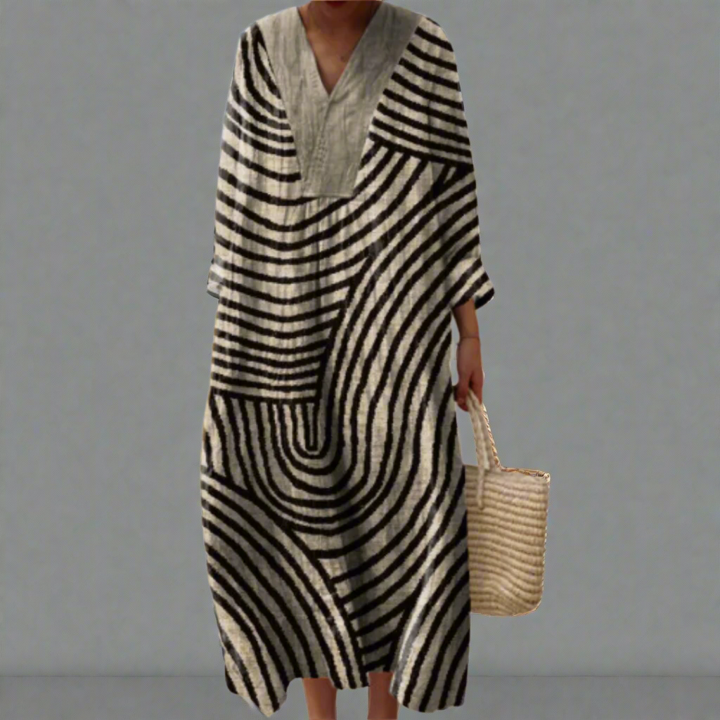 Tahlia | Robe géométrique élégante