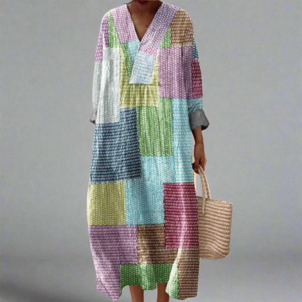 Amity | Robe géométrique élégante