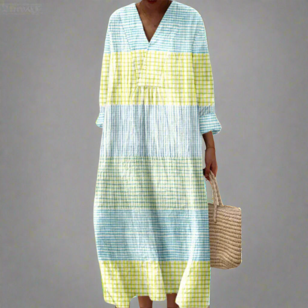 Dahlia | Robe géométrique élégante