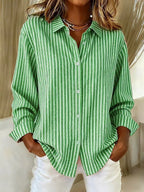 Jacqueline | Striped Button-Down Shirt