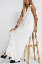 Emma | Elegant long dress + matching cardigan FREE