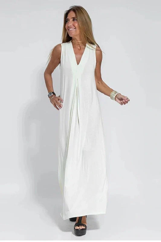 Emma | Robe longue élégante + gilet assorti OFFERT