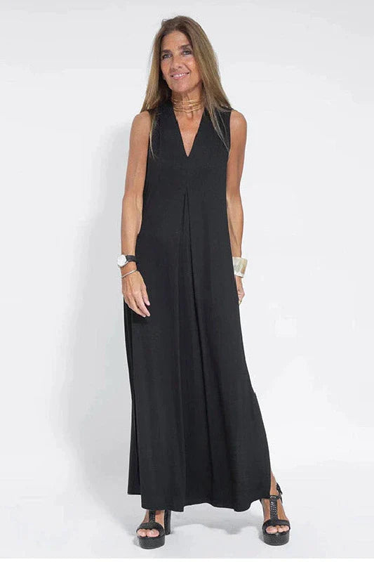 Emma | Robe longue élégante + gilet assorti OFFERT