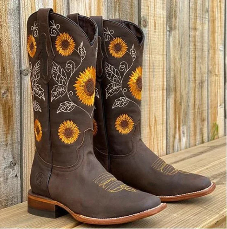 Sage | Sunflower Western Boots