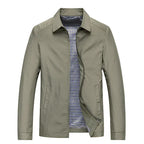 Callum | Cotton Gabardine Zip Jacket