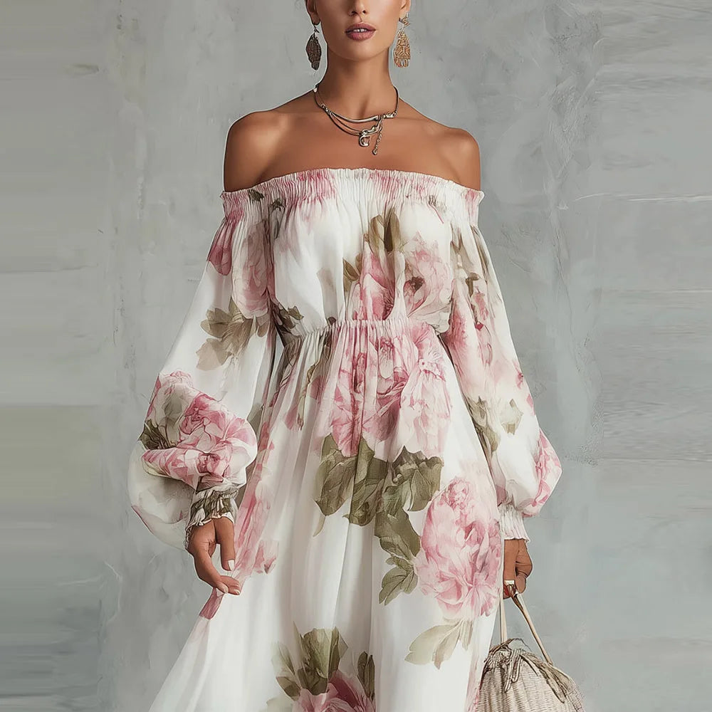 Pivoine | Robe Maxi Fleurie