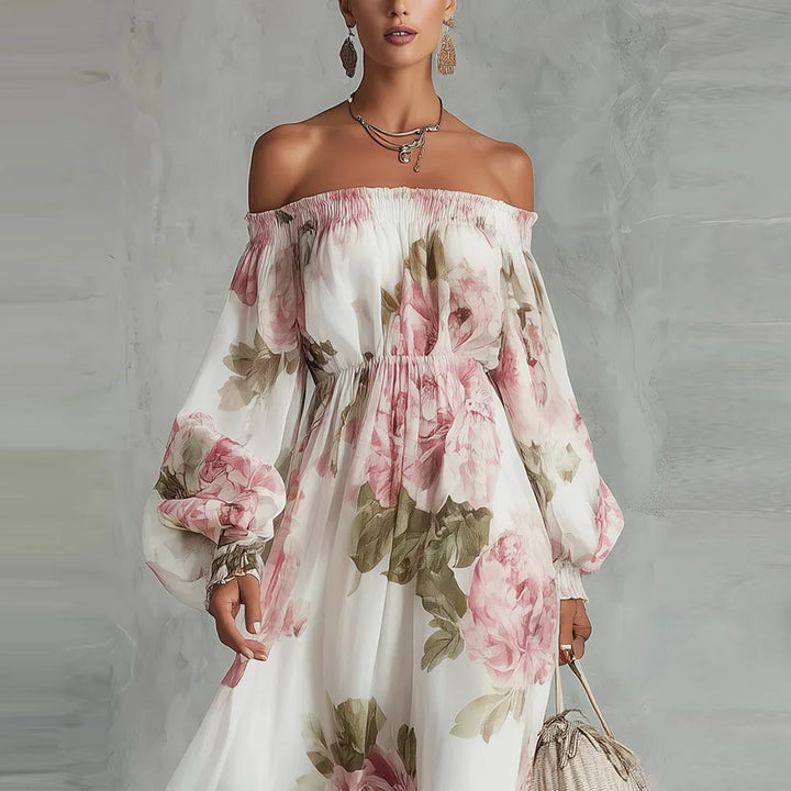 Pivoine | Robe Maxi Fleurie