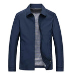 Callum | Cotton Gabardine Zip Jacket