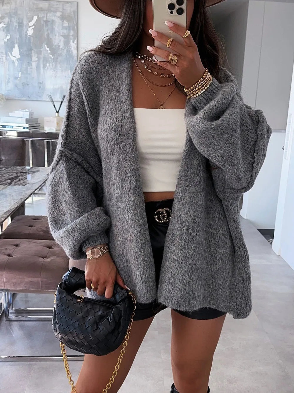 Eleanor | Cozy Loose-Knit Cardigan