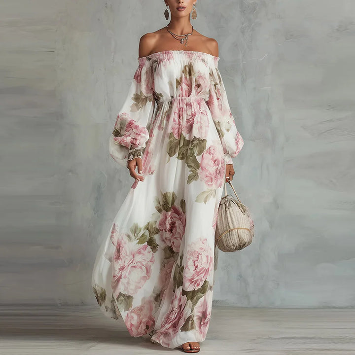 Pivoine | Robe Maxi Fleurie