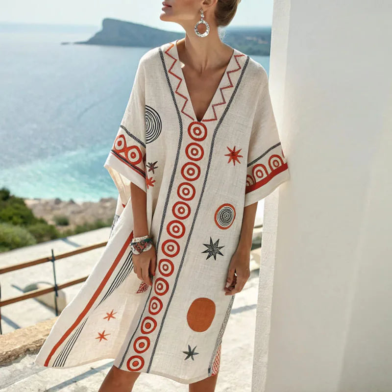 Adrienne | Short summer caftan