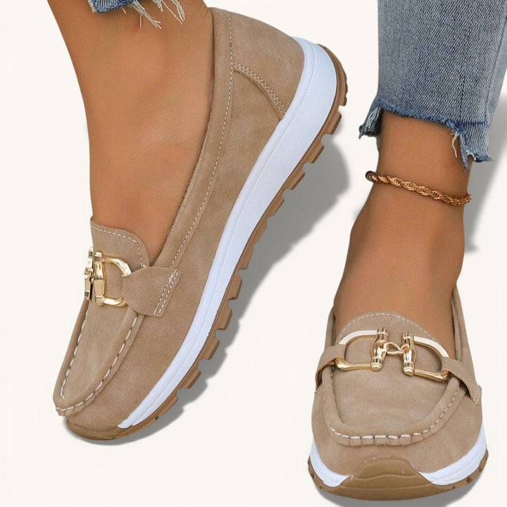 Ellie | Mocassins plats à boucle
