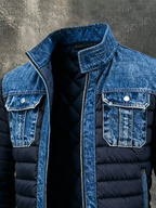 Robert | Quilted Denim Hybrid Jacket