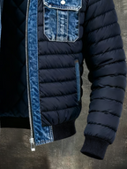 Robert | Quilted Denim Hybrid Jacket