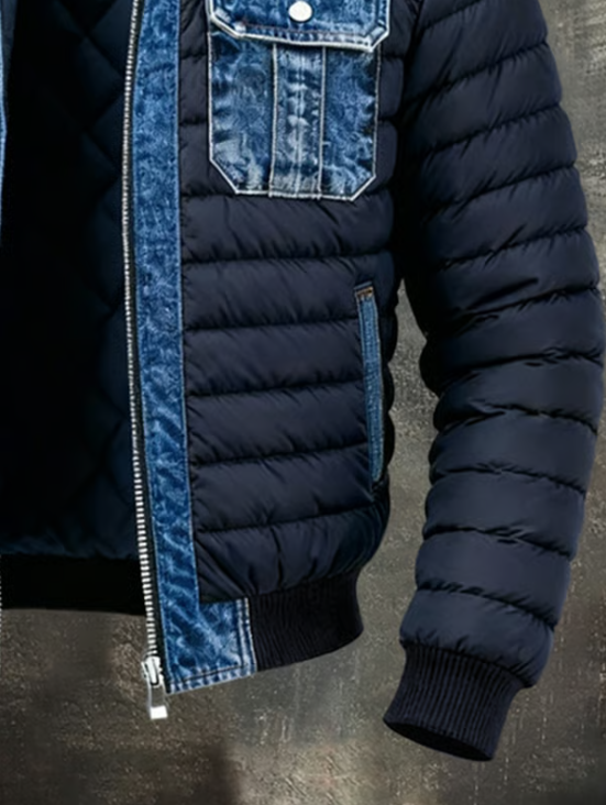 Robert | Quilted Denim Hybrid Jacket