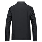 Callum | Cotton Gabardine Zip Jacket