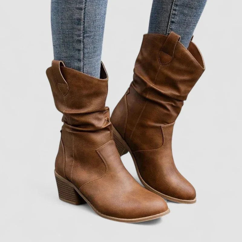 Vivian | Orthopedic Leather Boots